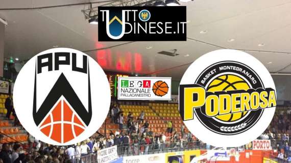 RELIVE A2 Apu Gsa Udine-Poderosa Basket Montegranaro 69-78 - FINISCE LA GARA, RISULTATO GIUSTO!