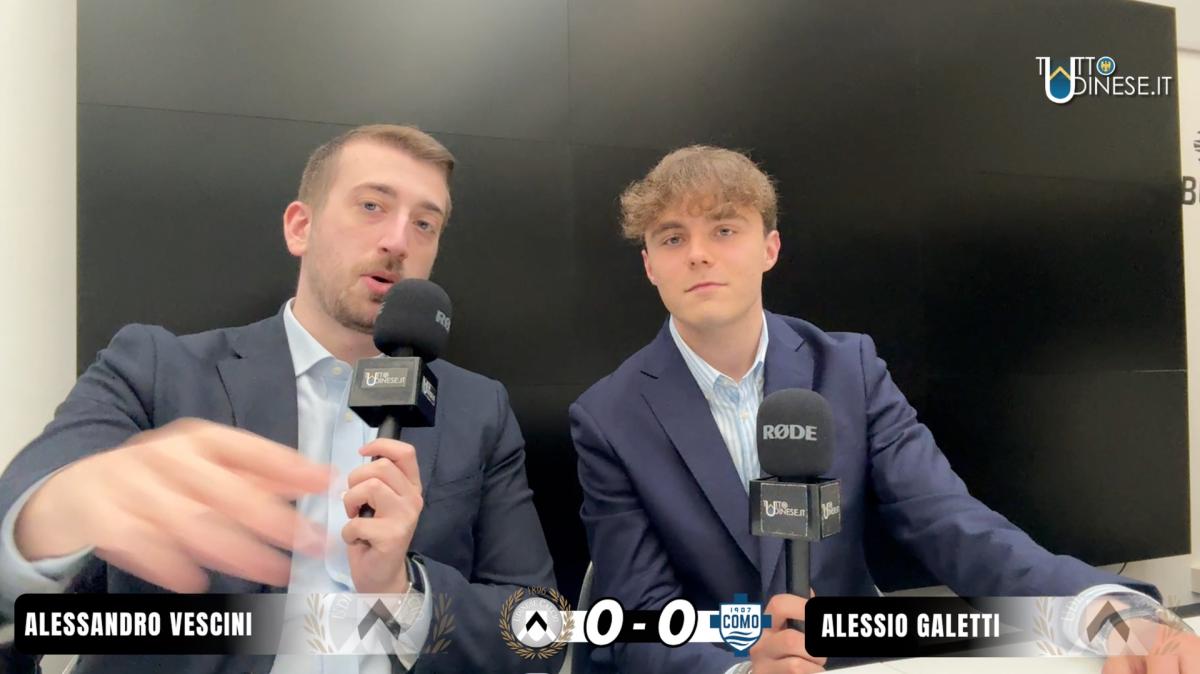 (VIDEO) Udinese-Como 0-0, il commento post partita 