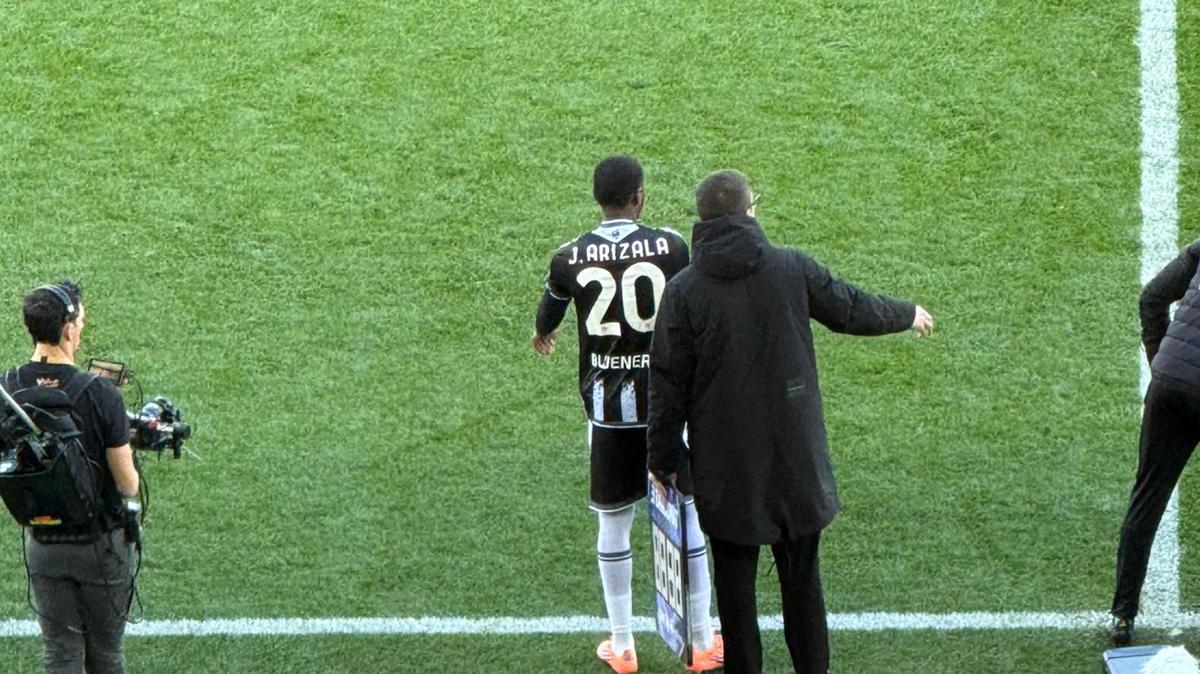 Udinese-Sassuolo, Runjaic inserisce Arizala: esordio in Serie A per il colombiano