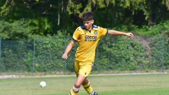 Udinese, Alessio Gjergji in campo con l'Albania U15