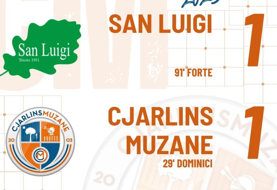 Serie D, il San Luigi acciuffa all'ultimo il Cjarlins Muzane: il derby regionale finisce 1-1