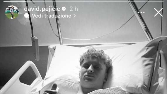 Intervento chirurgico per Pejicic: "Tornerò ancora più forte"