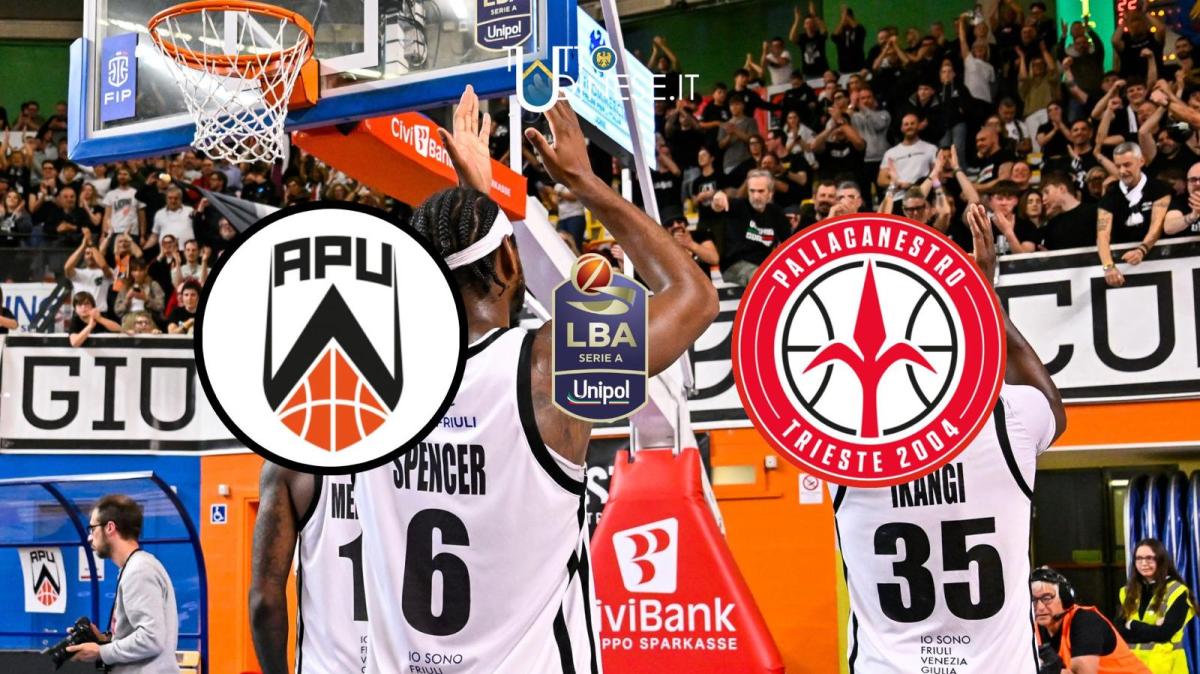 DIRETTA APU Udine-Pallacanestro Trieste 0-0: PALLA A DUE ALLE 16