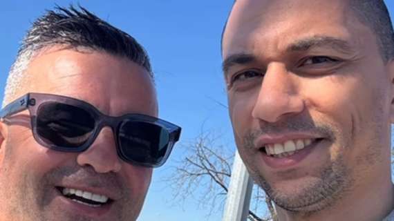 Udinese, Inler fa visita a Di Natale. Totò: "Che bella sorpresa"