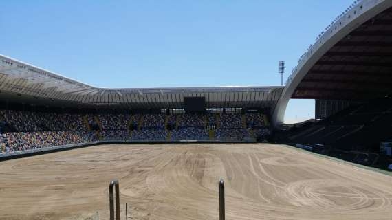 Ancora lavori in vista della finale di Supercoppa: lo stadio si rifà il manto erboso