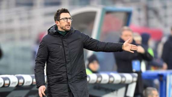 QUI SASSUOLO - Di Francesco: "Errori commessi ci serviranno da lezione per l'Udinese"