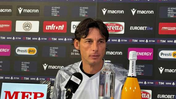 Cioffi in conferenza: "Mi aspetto il DNA da Udinese, Samardzic ha le stesse chance di giocare come gli altri"