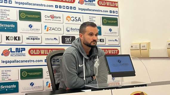Apu Udine, Vertemati: "Una partita non bella ma una grandissima vittoria"