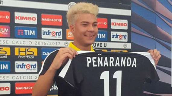 Penaranda e Udinese, una storia d'amore senza il lieto fine