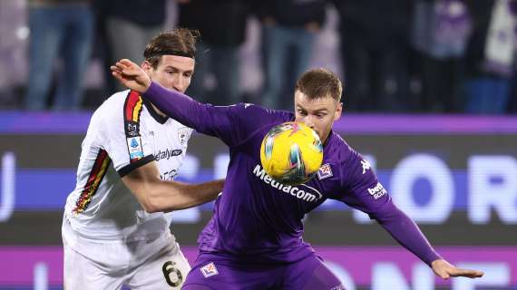 Serie A, la Fiorentina ritrova i tre punti: superato il Lecce per 1-0