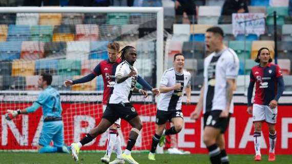 Udinese-Cagliari 1-1, LE PAGELLE: Zemura il migliore, steccano Lucca e Giannetti