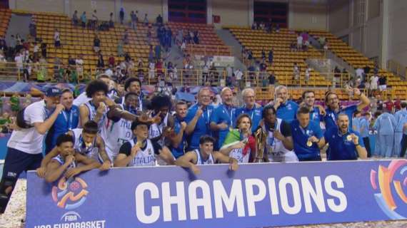 Eurobasket U20: l’Italia è campione! Battuta la Lituania 83-66