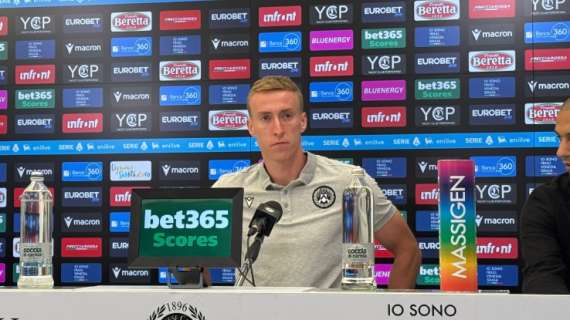 Udinese, Buksa in conferenza: "Penso di essere nel posto giusto al momento giusto"