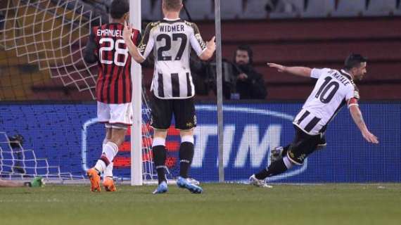 Di Natale: "Bel percorso qui a Udine, ringrazio tutti. Volevo smettere, ma ora sto bene e sui gol per raggiungere Baggio..."