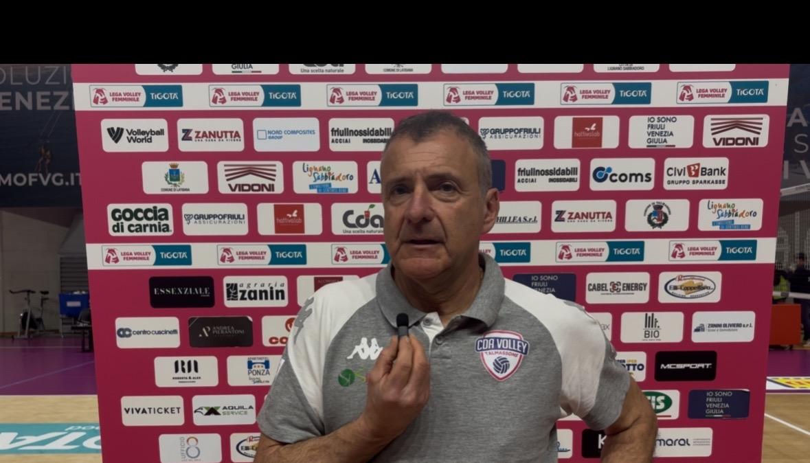 CDA Talmassons FVG, Barbieri: “Non abbiamo fatto una buona prestazione, ma conta come si arriva in fondo”