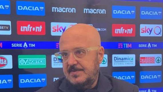 Marino: "Grande empatia tra la squadra e Gotti. Gli abbiamo chiesto di aiutarci anche contro la Sampdoria poi faremo altre valutazioni"