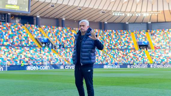 Roma, Mourinho: "L'Udinese mi preoccupa"