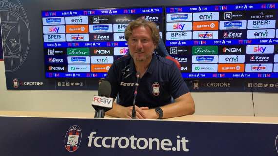 Crotone, Stroppa in conferenza: "Udinese una delle squadre più belle e complete del campionato, sarà un'altra finale"