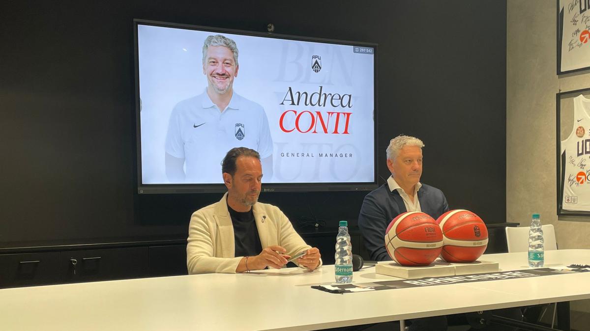 Apu Udine, Conti si presenta: "Bella sfida, quando sposo un progetto lo faccio per molti anni"