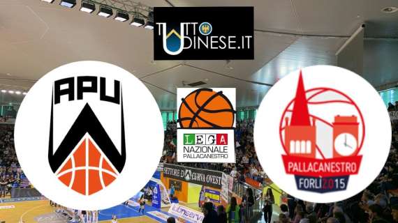 RELIVE A2 Apu Gsa Udine-Uniero Forlì 84-75: RISULTATO FINALE 