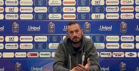 Apu Udine, Gerosa: "Guardato a noi stessi per arrivare nel migliore dei modi alla gara con Tortona"