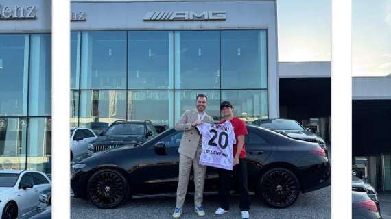 Udinese, nuova auto per Simone Pafundi: è una Mercedes