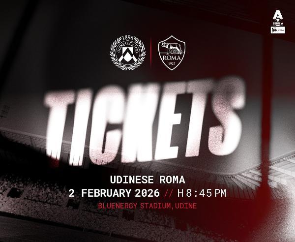 Udinese-Roma, le informazioni sui biglietti: attiva la promozione "Amici del tifo"