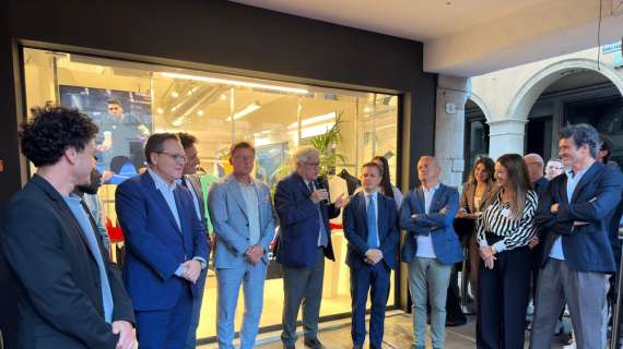 Udinese, apre il nuovo Macron Store in centro città: le parole all’inaugurazione