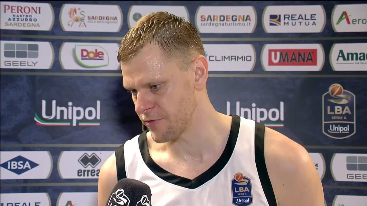 Dinamo Sassari-APU Udine 70-88, Bendzius a LBATV: "Lavoriamo duramente, vittoria importante"