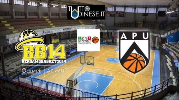 LIVE A2 Basket Bergamo 2014-Apu Gsa Udine: 98-93 - BIANCONERI KO DOPO TRE OVERTIME