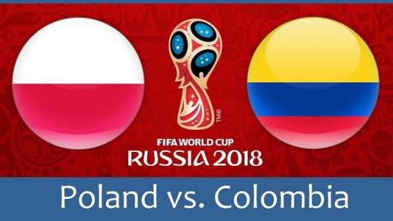 RELIVE FIFA World Cup Russia 2018, Polonia-Colombia 0-3, Mina, Falcao e Cuadrado i marcatori, Polonia eliminata