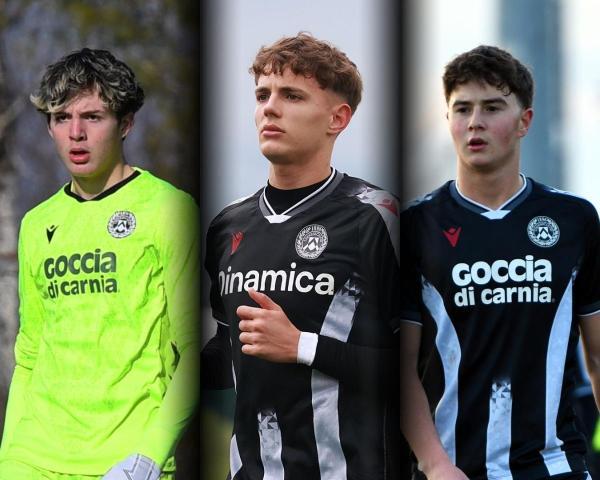 Giovanili Udinese, tre bianconeri convocati dalle rispettive Nazionali 