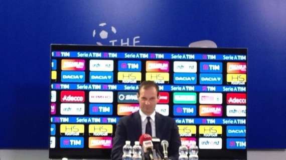 Conferenza stampa, Allegri: "Complimenti all'Udinese perché ha giocato una bella partita"