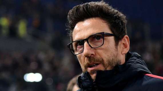 QUI ROMA - Di Francesco: "Conosco Nicola, a livello tattico sarà dura affrontare l'Udinese; Schick? Titolare domani"