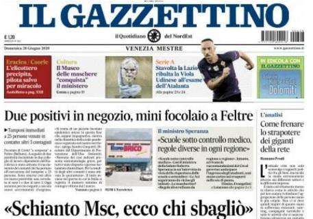 Il Gazzettino: "Udinese all'esame dell'Atalanta"