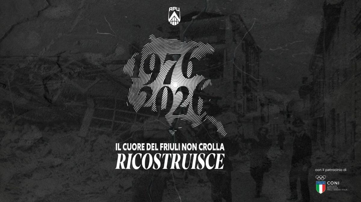 Apu Udine-Trento, il programma pre partita per ricordare il terremoto del 1976
