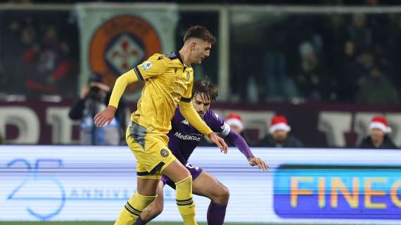 Fiorentina-Udinese 1-2, Lucca a DAZN: "Non è un'impresa, dobbiamo continuare su questa strada"