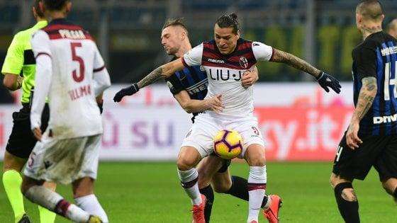 Serie A, da San Siro non arrivano buone notizie per l'Udinese: il Bologna batte l'Inter e accorcia