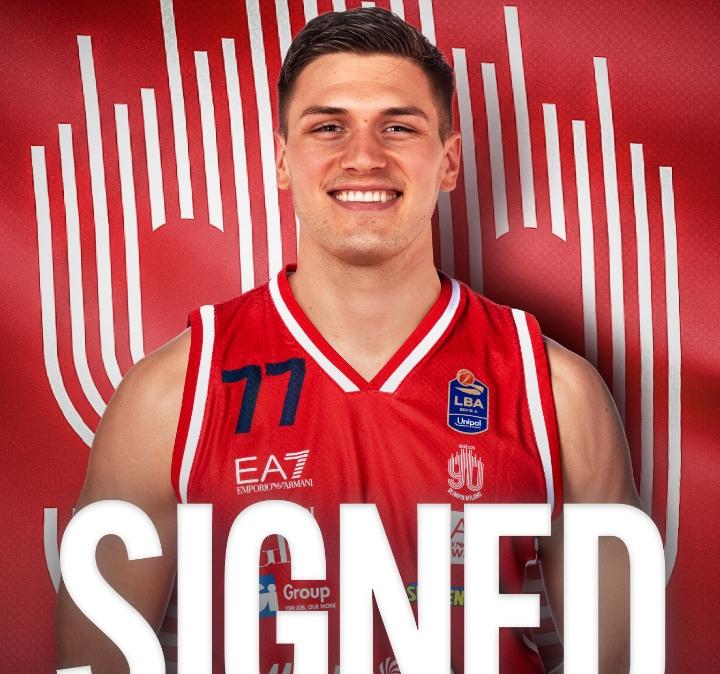 Olimpia Milano, Nate Sestina è un nuovo giocatore dei biancorossi