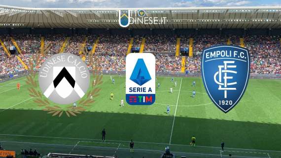 RELIVE Serie A Udinese-Empoli 4-1: bianconeri bellissimi! Altra giornata di festa!