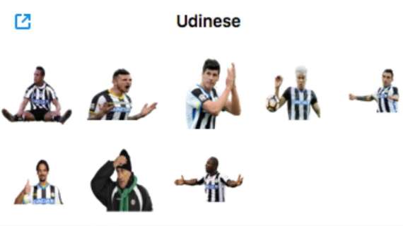 Su Telegram arrivano anche gli stickers dell'Udinese! Ed è tutto merito di un tifoso bianconero