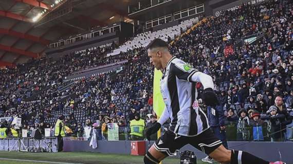 Udinese, Sanchez ottimo ingresso. Il Nino: "Il calcio è passione, amore e dedizione"