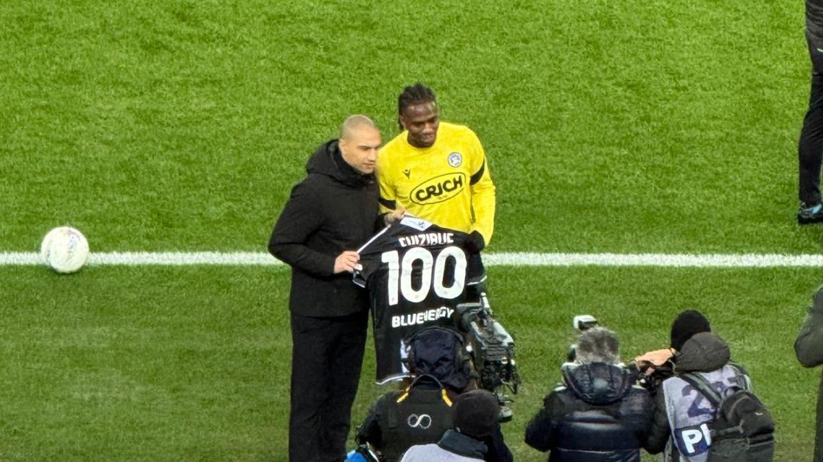 Udinese, Ehizibue raggiunge le 100 presenze in bianconero nella gara contro la Roma