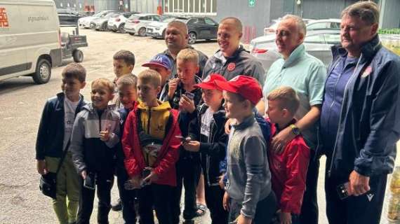 Udinese, il club ha accolto la visita di un gruppo di bambini ucraini