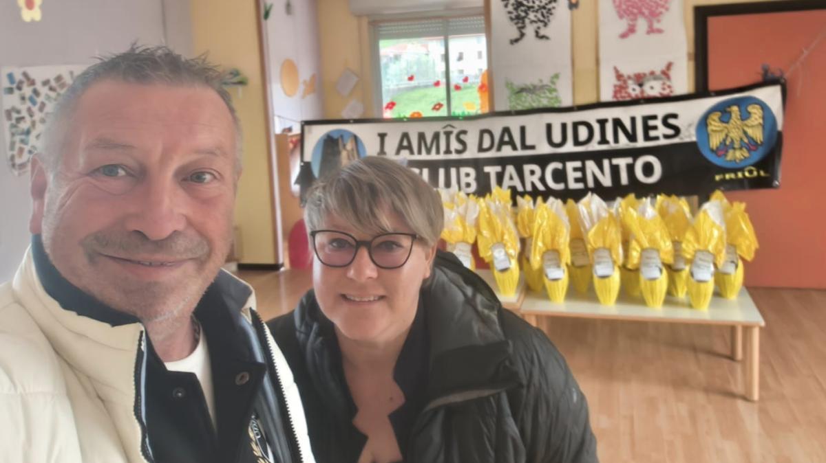 Solidarietà e sorriso: l’Udinese Club Tarcento al fianco dei più piccoli
