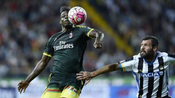 Udinese-Milan 2-3: inutile il gran secondo tempo. Ottimo impatto di Zapata