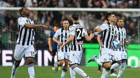 Udinese a testa alta contro l’Inter, un pari sarebbe stato più che giusto