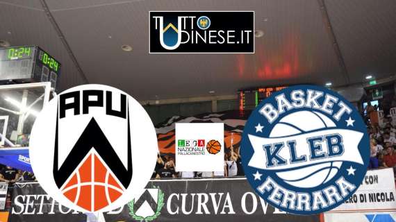 RELIVE Serie A2 Old Wild West Apu Gsa-Bondi Ferrara 88-70: RISULTATO FINALE