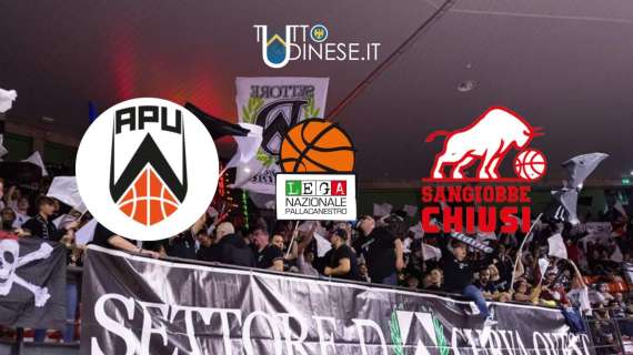 RELIVE Serie A2 Apu Old Wild West Udine - San Giobbe Chiusi (73-70): finita, vittoria sofferta per i bianconeri