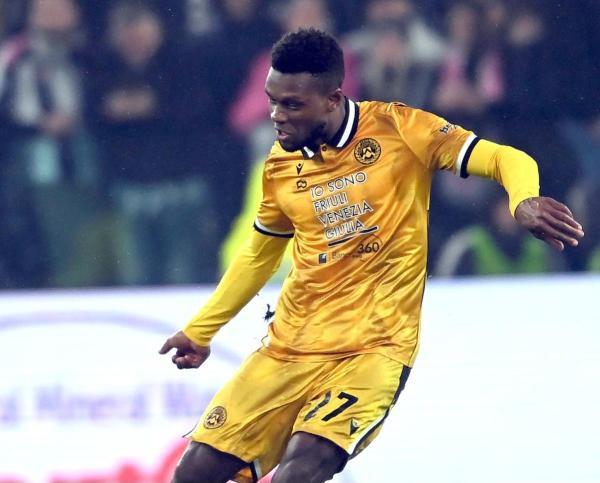 Udinese, Kabasele a TV12: "Amarezza per il risultato, si poteva prendere almeno un punto"